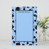 タンブリングティーパーティー 便箋 (スタンド正面)