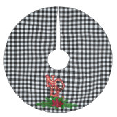 タンブリングノールオンバッファロープレイドファームハウス ブラッシュドポリエステルツリースカート (正面)