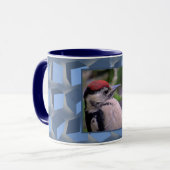 タンブリングボックスブルー マグカップ (正面左)