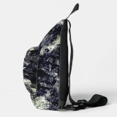 タンブリング水黒白 スリングバッグ (右)