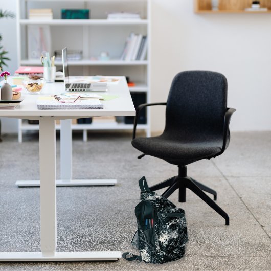 タンブリング水黒白 スリングバッグ