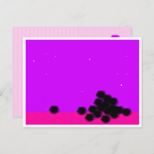 タンブルウィズポストカードテンプレート ポストカード (正面/裏面)