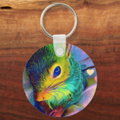 タンブルウィードのハートキーチェーン キーホルダー (正面)