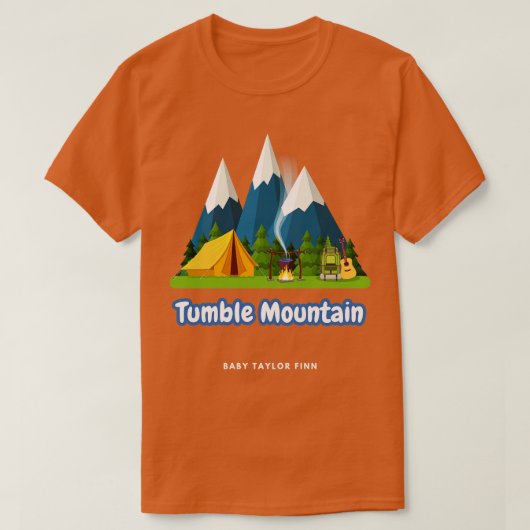 タンブル山 Tシャツ (デザイン正面)