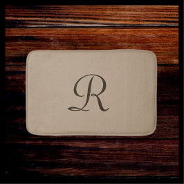 タンプモノグラムのリ風呂マット バスマット