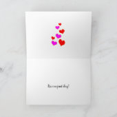 タンプードルドッグバレンタインカード カード (内部)