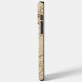 タンベージュアーストーン書ヴィンテージの旋回iPhone Case-Mate iPhoneケース (裏面 / 左)