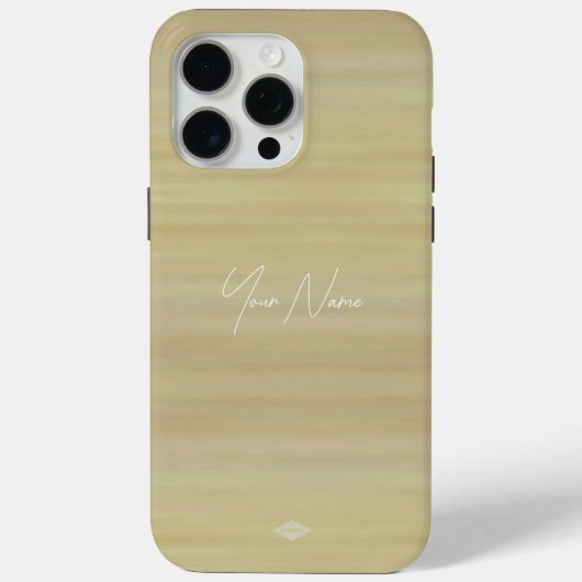 タンベージュウォーターカラールックセルフォンケース Case-Mate iPhoneケース (裏面)