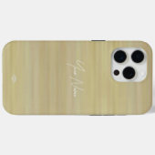 タンベージュウォーターカラールックセルフォンケース Case-Mate iPhoneケース (裏面 (横))