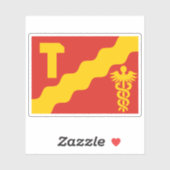 タンペレ国旗、フィンランド シール (シート)