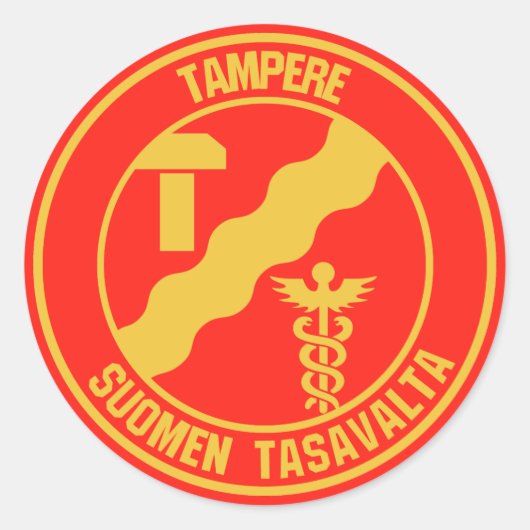 タンペール丸紋章 ラウンドシール (正面)