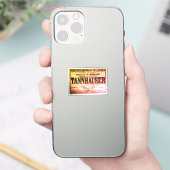 タンホイザーヴィンテージのポスタフランスのー(in) シール (スマートフォン)