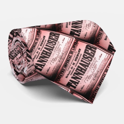 タンホイザーヴィンテージのポスタフランスのー(in) ネクタイ (ロール)