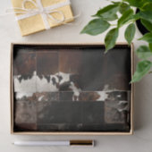 タンホワイトコウィドパッチワークプリント 薄葉紙 (ギフト)