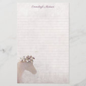 タンホースドリーミーボホシックモノグラム 便箋 (正面)