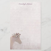 タンホースドリーミーボホシックモノグラム 便箋 (正面)