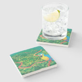 タンボパタ生物多様性保護石コースター ストーンコースター (横)