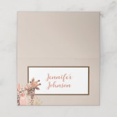 タンボホキラフェベビーシャワー座席表 プレイスカード (外部開封)