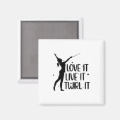 タンボールダンス |ジャグリングバーダンスギフト マグネット (正面/裏面)