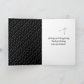 タンポポありがとう カード (内部)