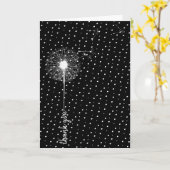 タンポポありがとう カード (黄色い花)