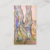 タンポポが付いている松の木 名刺 (正面)