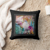 タンポポが願い水の色を作るボヘミアン・ヨガ クッション (ブランケット)