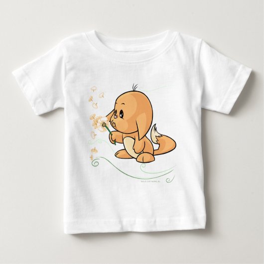 タンポポで望むオレンジKacheek ベビーTシャツ (正面)