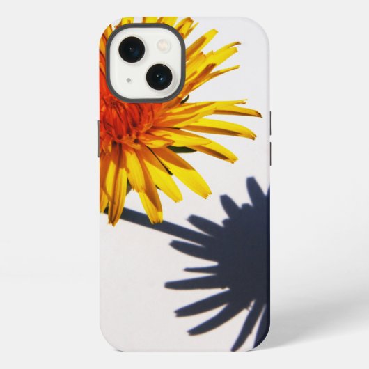 タンポポとシャドーiphcna iPhoneケース (裏面)