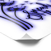 タンポポとトンボの愛を広める フォトプリント            (角)