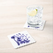 タンポポとトンボの愛を広める ペーパーコースター (インサイチュ)