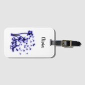 タンポポとトンボの愛を広める ラゲッジタグ (正面横)