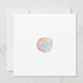 タンポポと水の色結婚雲 (裏面)