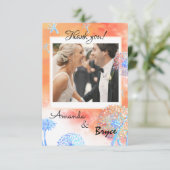 タンポポと水彩雲ありがとう サンキューカード (スタンド正面)