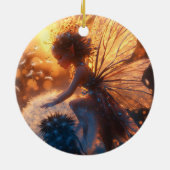 タンポポと美しい太陽の妖精 セラミックオーナメント (裏面)