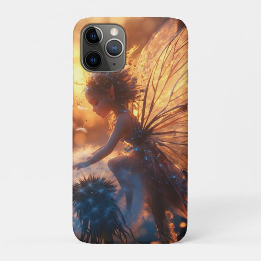 タンポポと美しい太陽の妖精 Case-Mate iPhoneケース (裏)