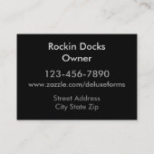 タンポポのけば 名刺 (裏面)