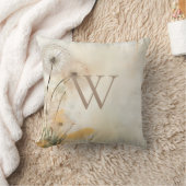 タンポポのイニシャル クッション (ブランケット)