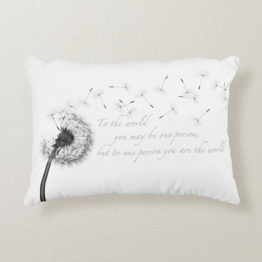タンポポのインスピレーションのアクセントの枕 アクセントクッション (正面)