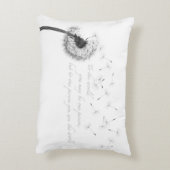 タンポポのインスピレーションのアクセントの枕 アクセントクッション (裏面(縦))