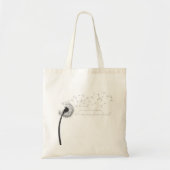 タンポポのインスピレーションの予算のトート トートバッグ (正面)