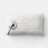 タンポポのインスピレーションのLumbarの枕 ランバークッション (裏面)