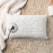 タンポポのインスピレーションのLumbarの枕 ランバークッション (ブランケット)