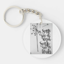 タンポポのインスピレーション – 雑草/願い キーホルダー