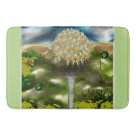 タンポポのシュールな目の夢 バスマット