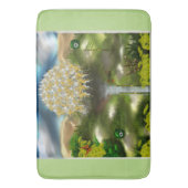 タンポポのシュールな目の夢 バスマット (正面縦)