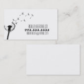 タンポポのテレホンカード コーリングカード (正面/裏面)