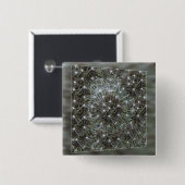 タンポポのパフの回転 缶バッジ (正面&裏面)