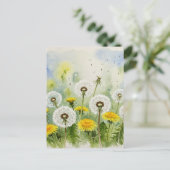 タンポポのポストカード ポストカード (スタンド正面)