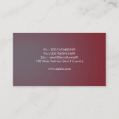 タンポポのモダンでスタイリッシュな名刺 名刺 (裏面)